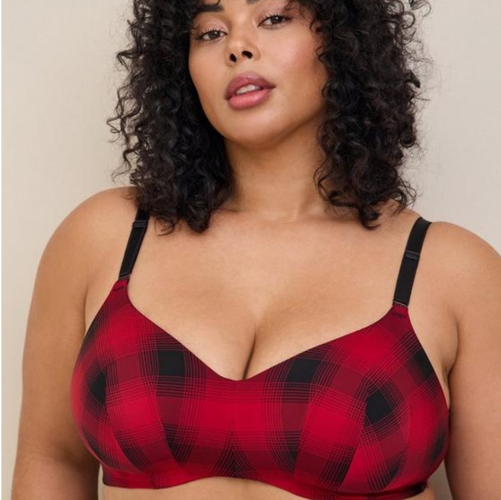 Plaid Red Women's Intimate Bra